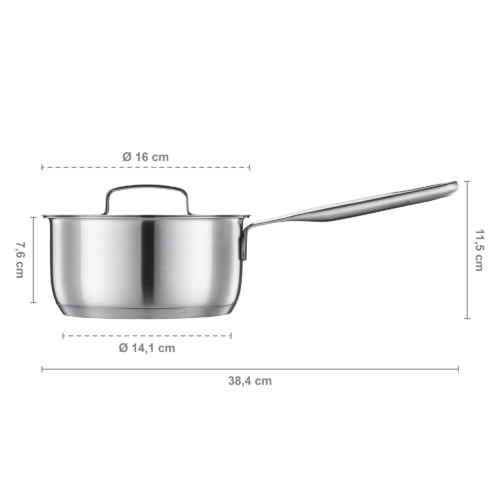 Fiskars All Steel kastrul 1.5l