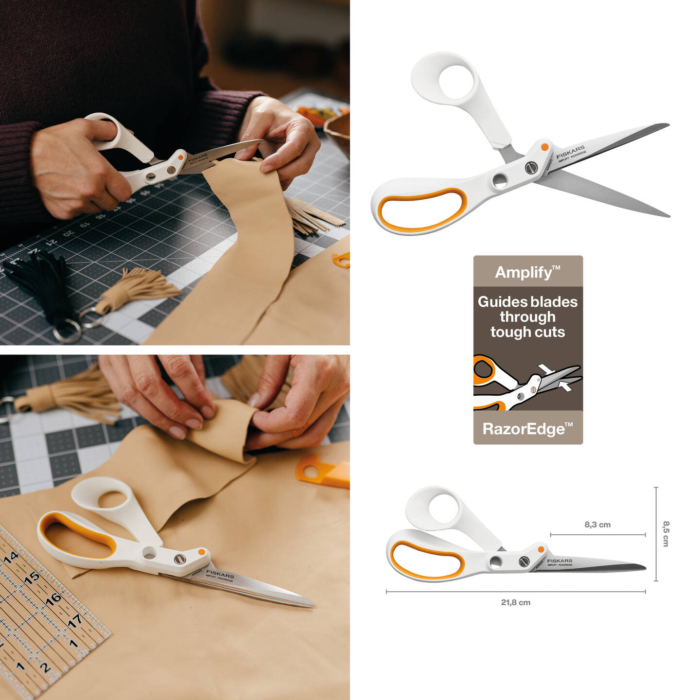 Fiskars Amplify käärid 21cm