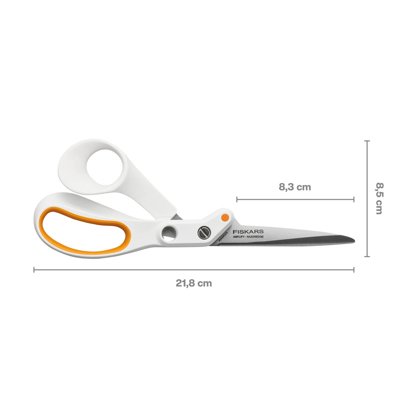 Fiskars Amplify käärid 21cm