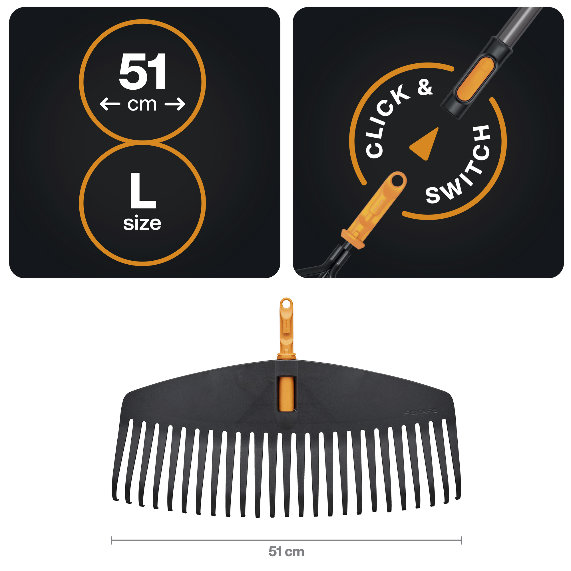 139011 1080673_Fiskars OneClick muru- ja lehereha L (1)
