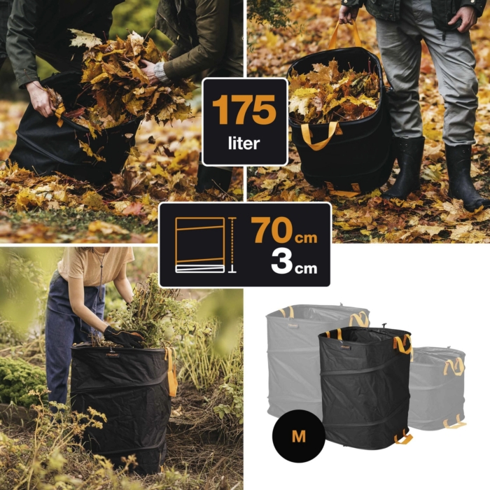 160019 1028372_Fiskars Ergo™ PopUp lehekott M 175 L