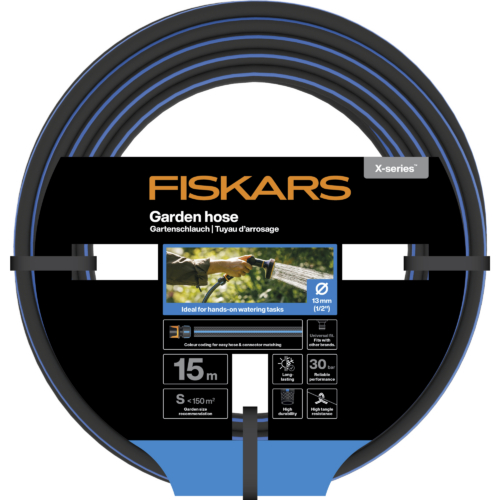 170690 1076044 Fiskars X-series kastmisvoolik 13 mm 15 m