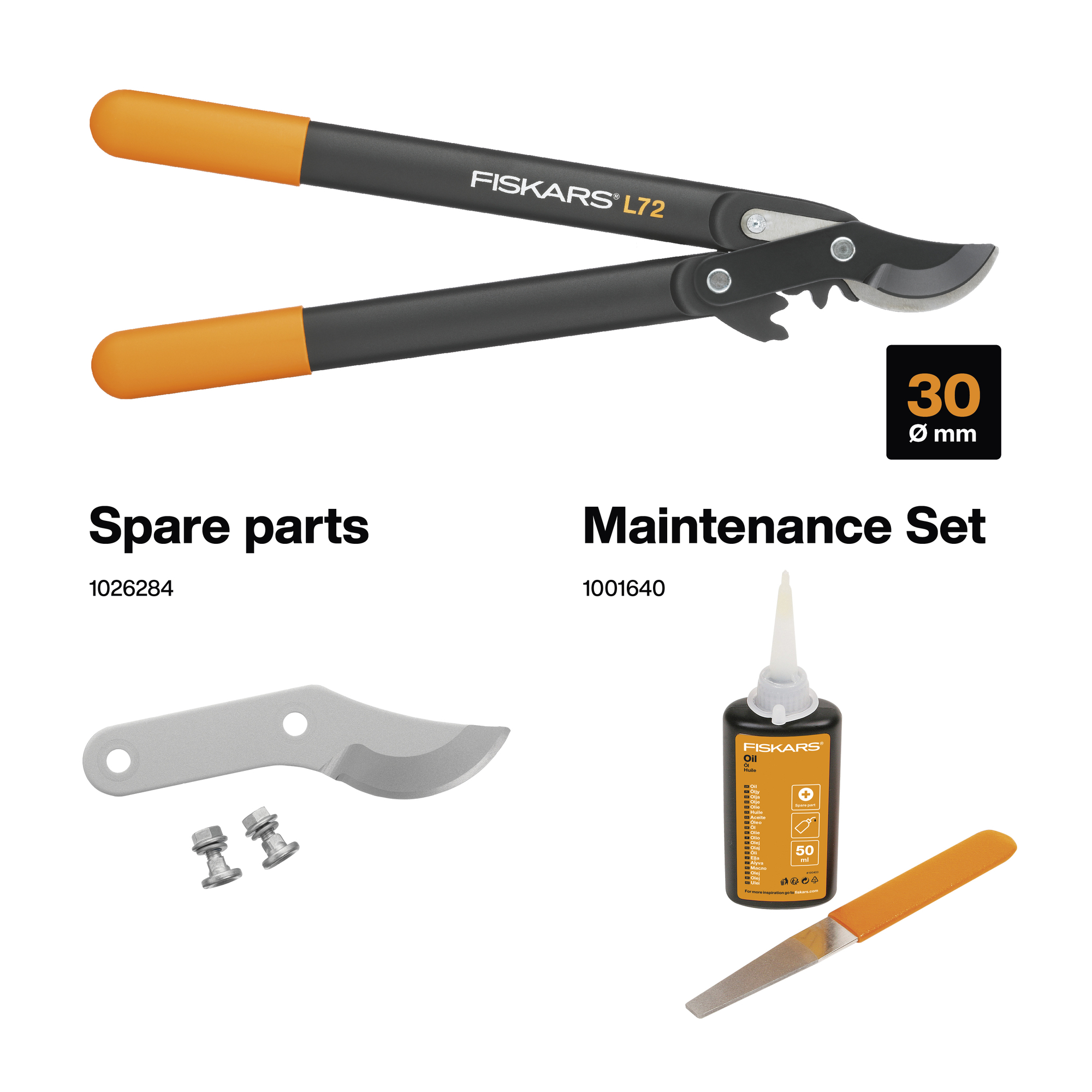 F-112200 1001555_Fiskars PowerGear lõikur S L72_1