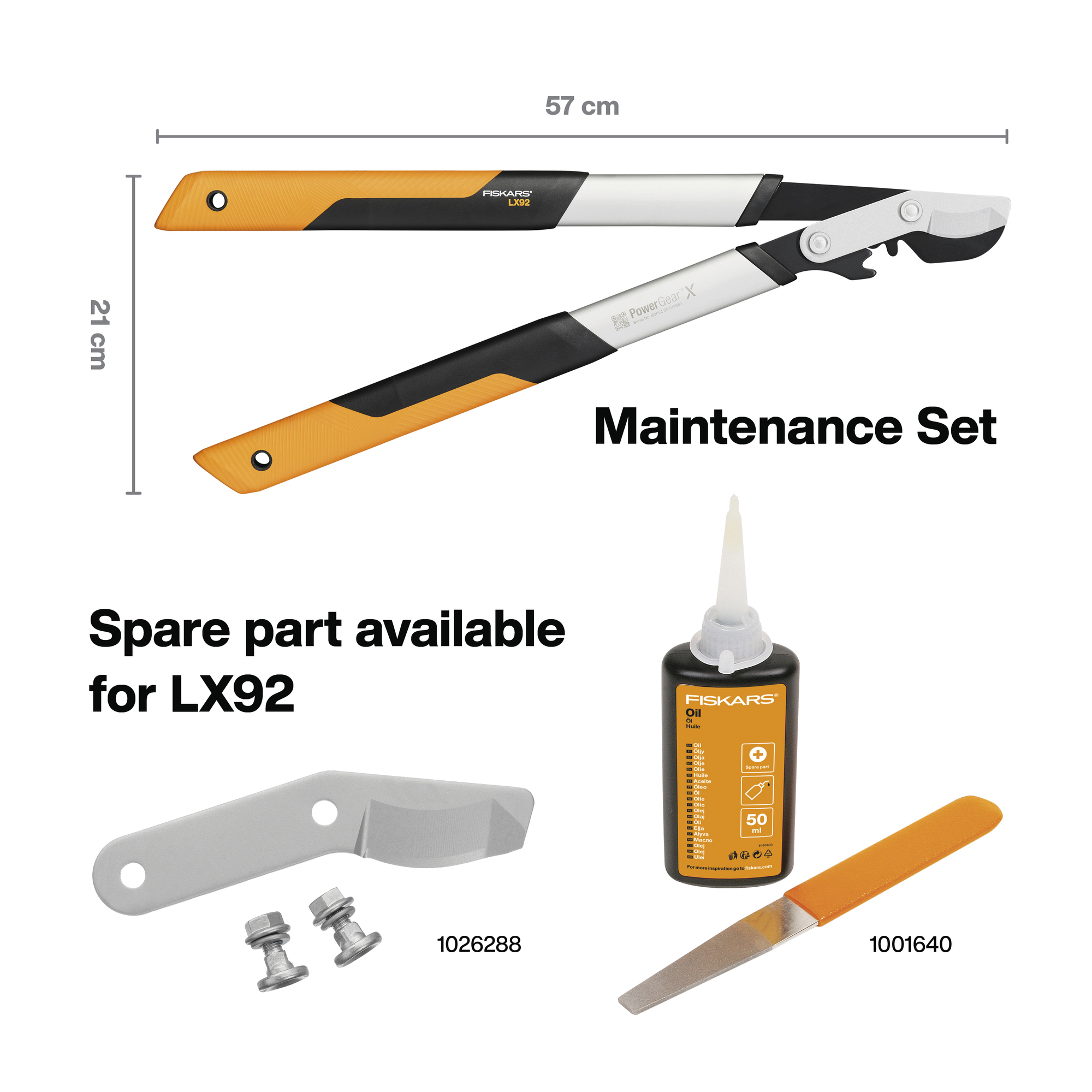 F-112260 1020186_Fiskars PowerGear X lõikur S LX92_1