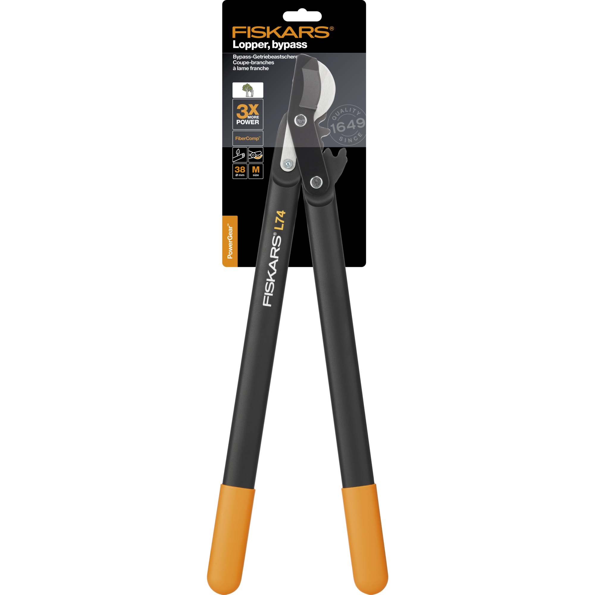 F-112290 1000582_Fiskars PowerGear lõikur M L74_1