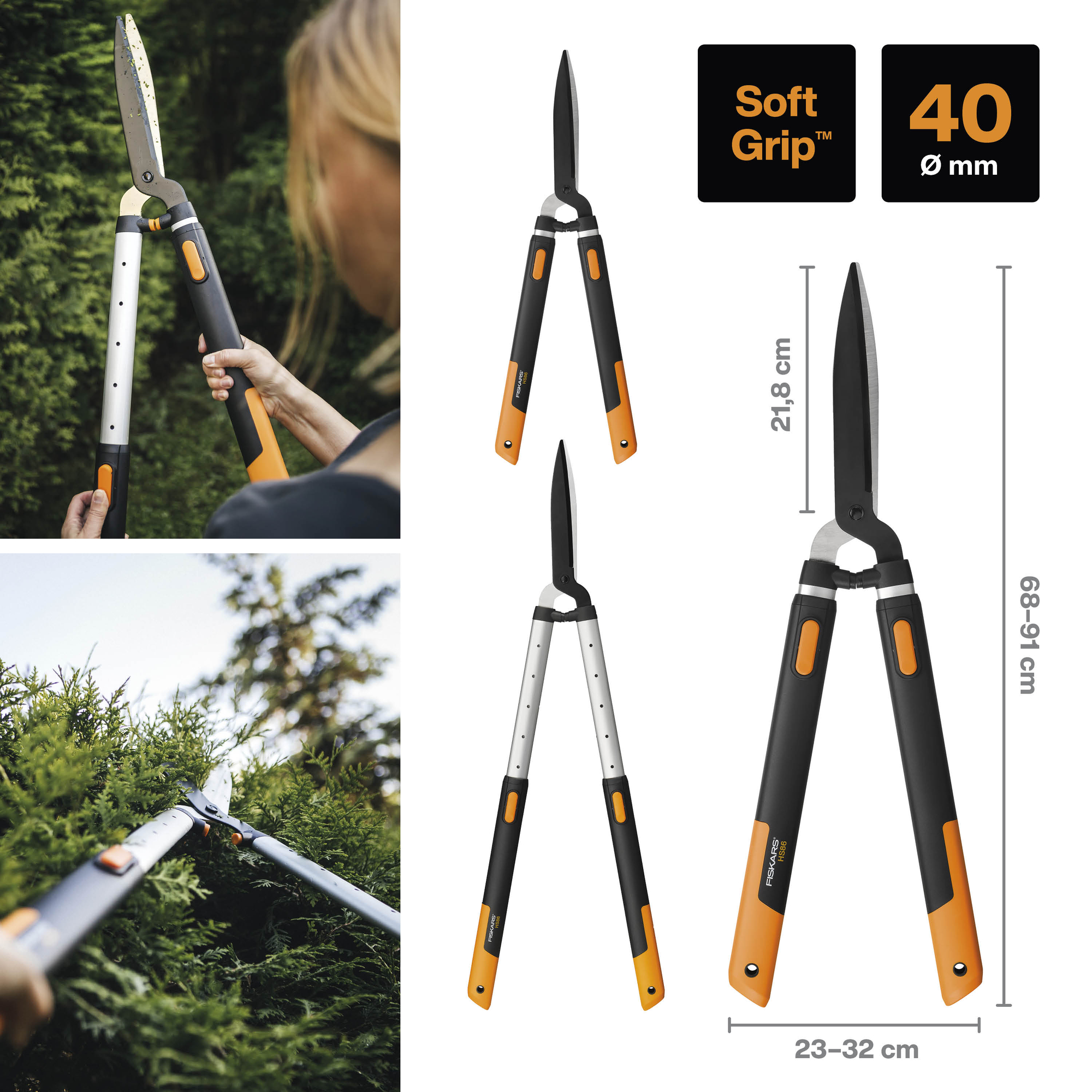 F-114800 1013565_Fiskars SmartFit teleskoop hekikäärid HS86_1