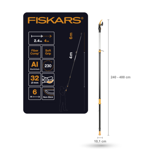 F-115012 1023624-Fiskars PowerGear X teleskoopvarrega oksalõikur UPX86_1