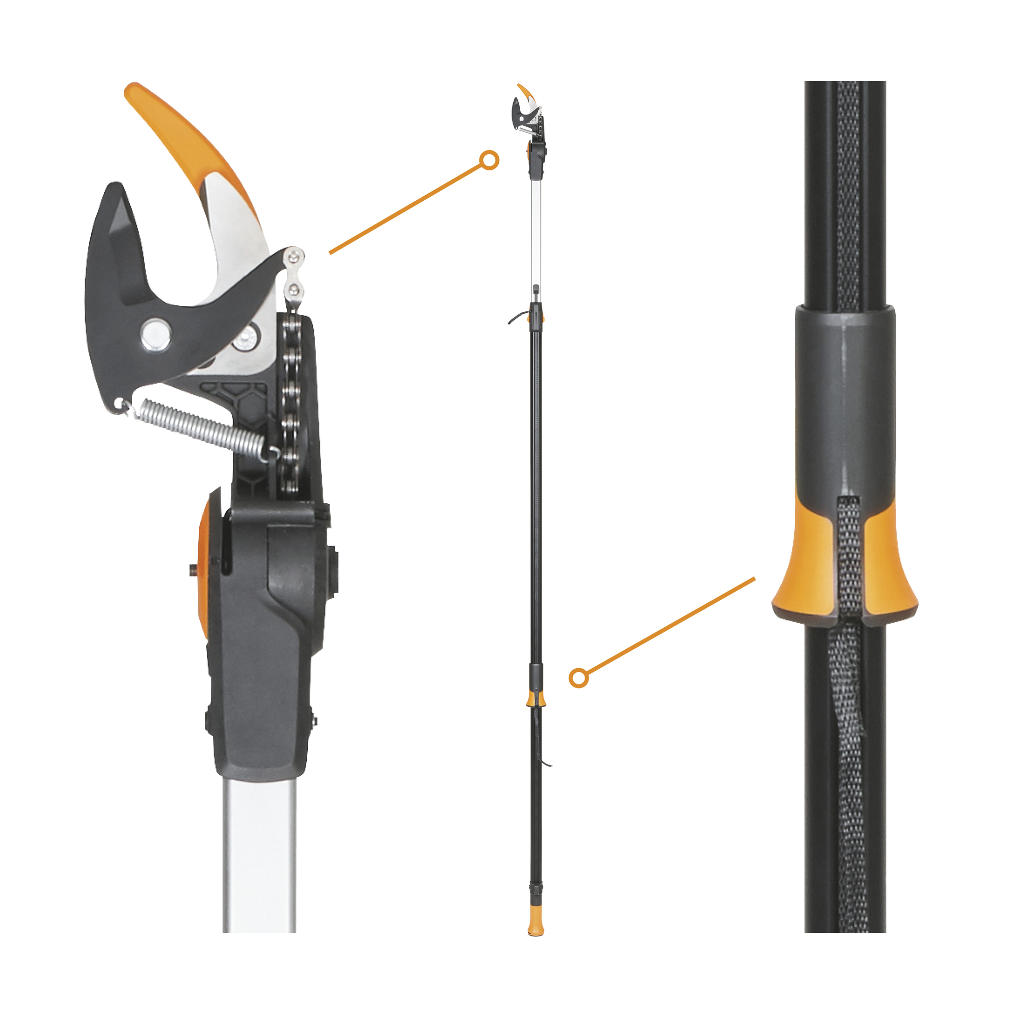 F-115012 1023624-Fiskars PowerGear X teleskoopvarrega oksalõikur UPX86_1