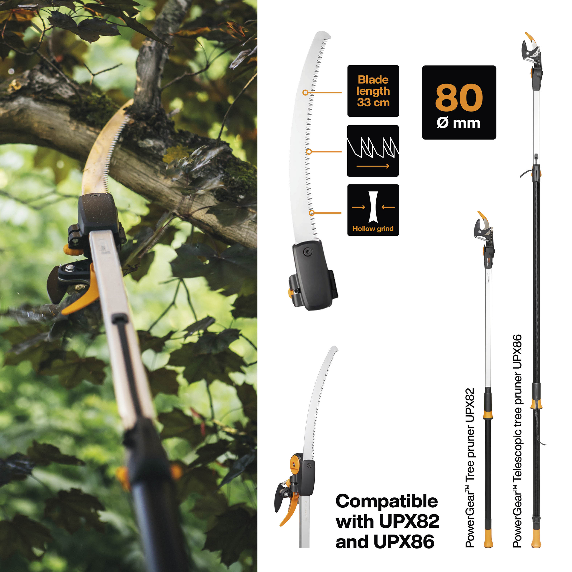 F-115016 1023633_Fiskars PowerGear X oksasaag oksalõikuritele UPX82 UPX86_1