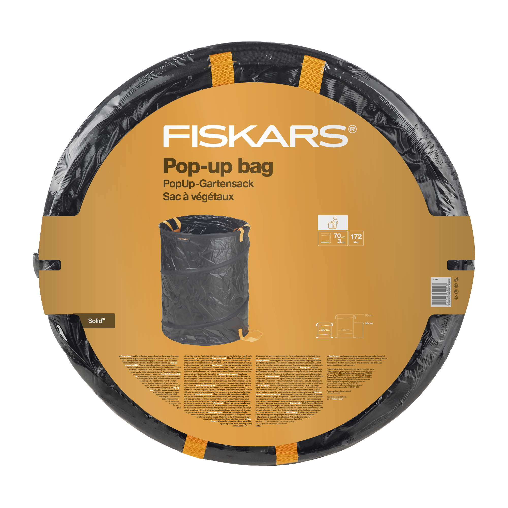 F-135042 1015647_Fiskars Solid PopUp lehekott 172 L_1