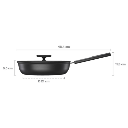 Fiskars Hard Face haudepann 26 cm kaanega