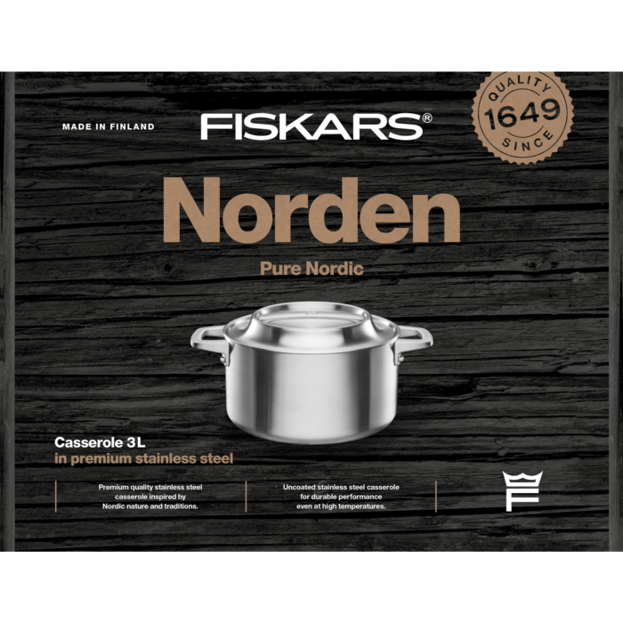 Fiskars Norden Steel keedupott 3l