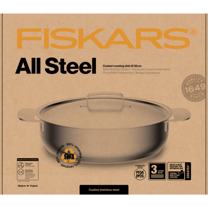 Fiskars All Steel haudepann 28cm