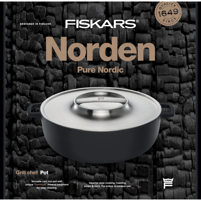 Fiskars Norden Grill malmpott 30cm