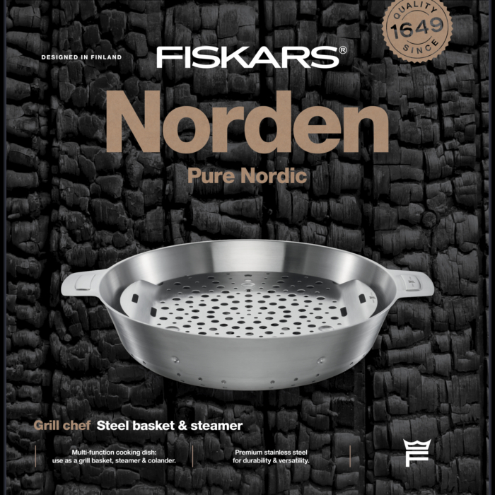 Fiskars Norden Grill Chef terassõel/-auruti 30cm