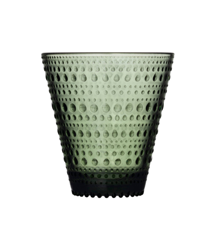 Iittala Kastehelmi joogiklaas 30cl männiroheline 2tk