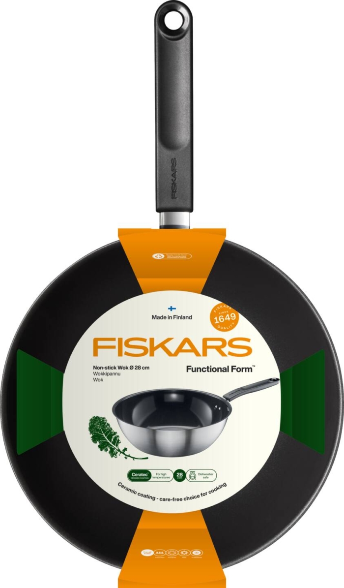 Fiskars FF vokkpann 28 cm