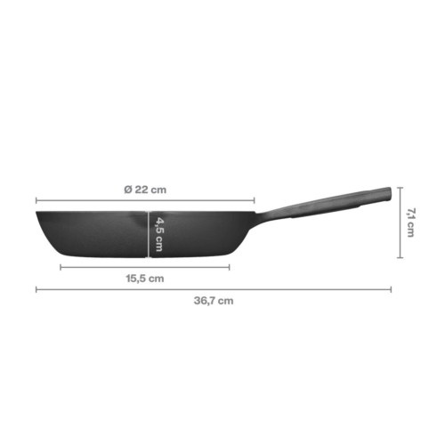 Fiskars Folken malmpann 22cm