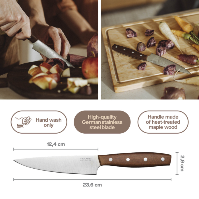 Fiskars Folken väike kokanuga 12 cm