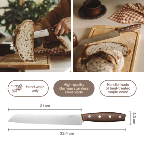 Fiskars Folken leivanuga 21 cm