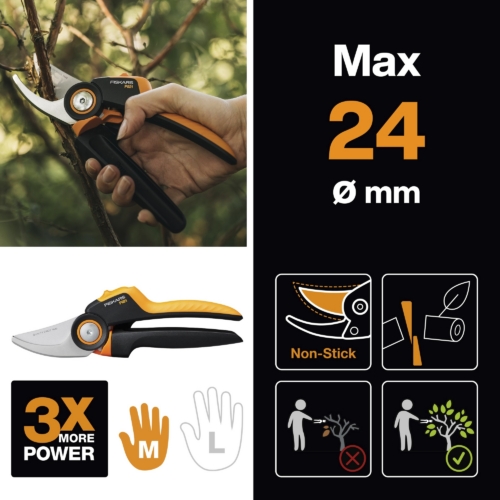 F-111121 1057173_Fiskars X-series™ PowerGear vaheliti lõiketeradega oksakäärid M P921_1