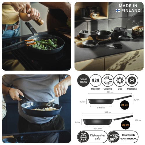 Fiskars Hard Face praepann 28 cm