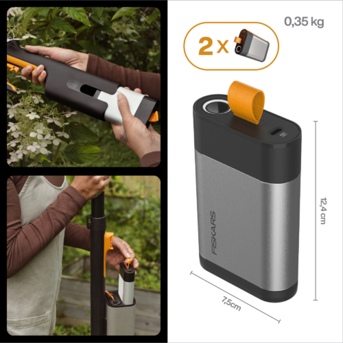 F-181660 1082342 Fiskars aku 12V 4Ah x2 tk