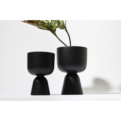 Iittala Nappula lillepott 190X125 mm must matt