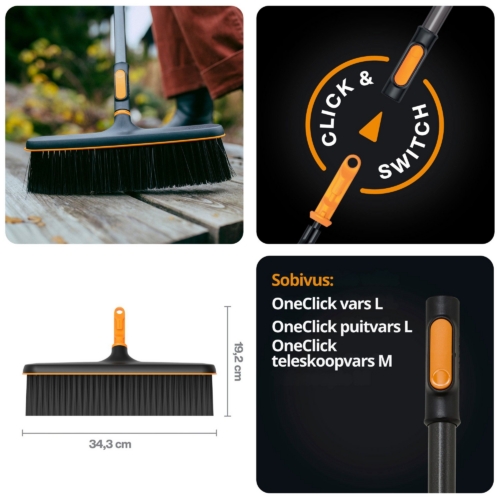Fiskars OneClick terassihari