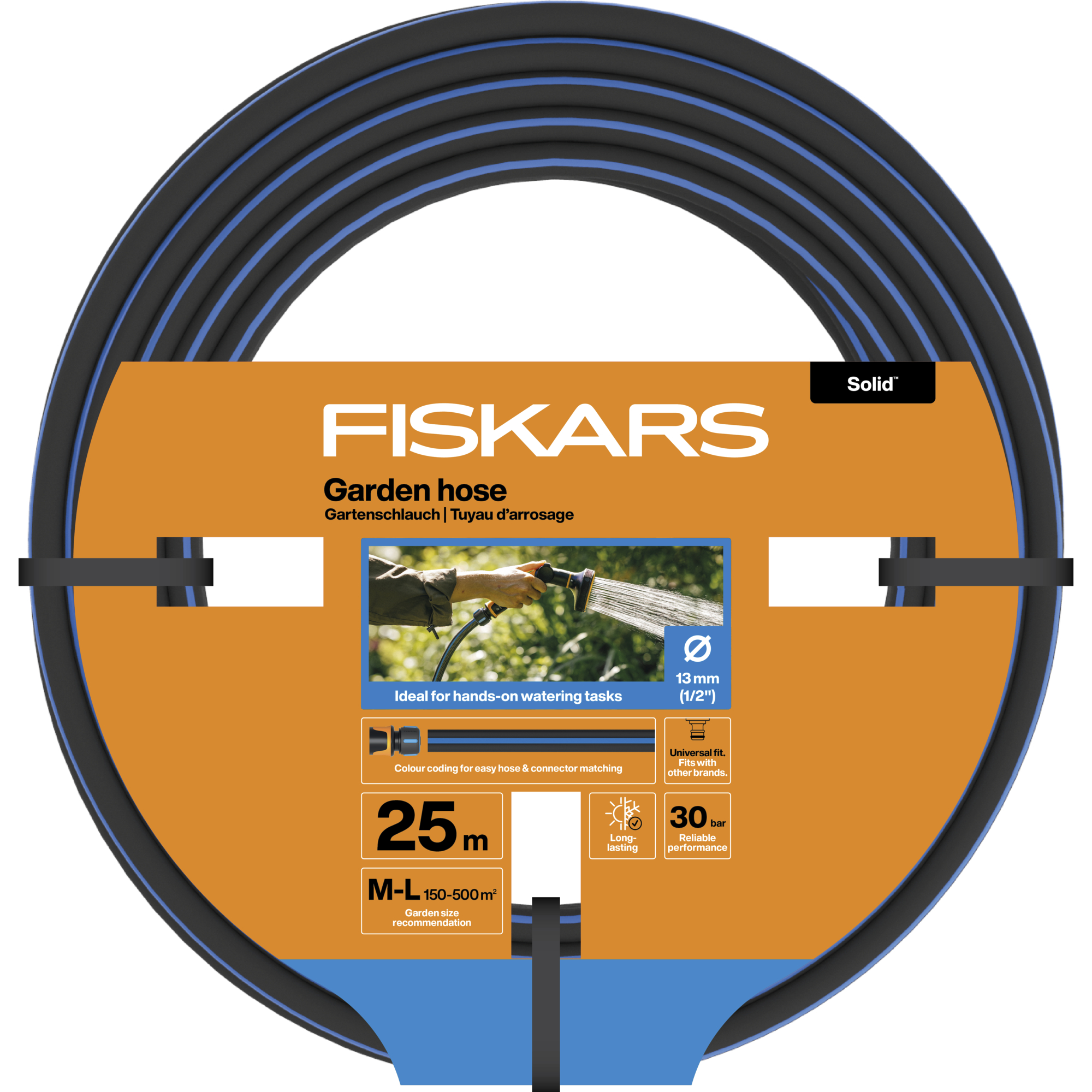 170696 1076060_Fiskars Solid kastmisvoolik 13 mm 25 m