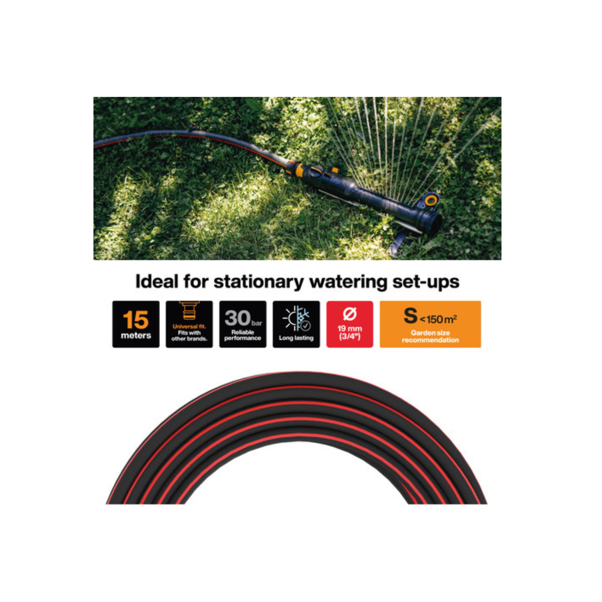 170697 1076061_Fiskars Solid kastmisvoolik 19 mm 15 m