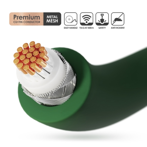 2262 Grimsholm signaalkaabel Premium Metal Mesh 500m
