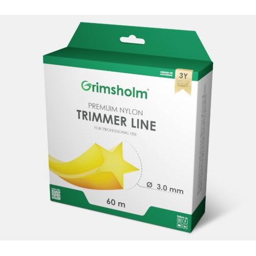 Grimsholm trimmijõhv täht kollane 3.0mm 60m 619