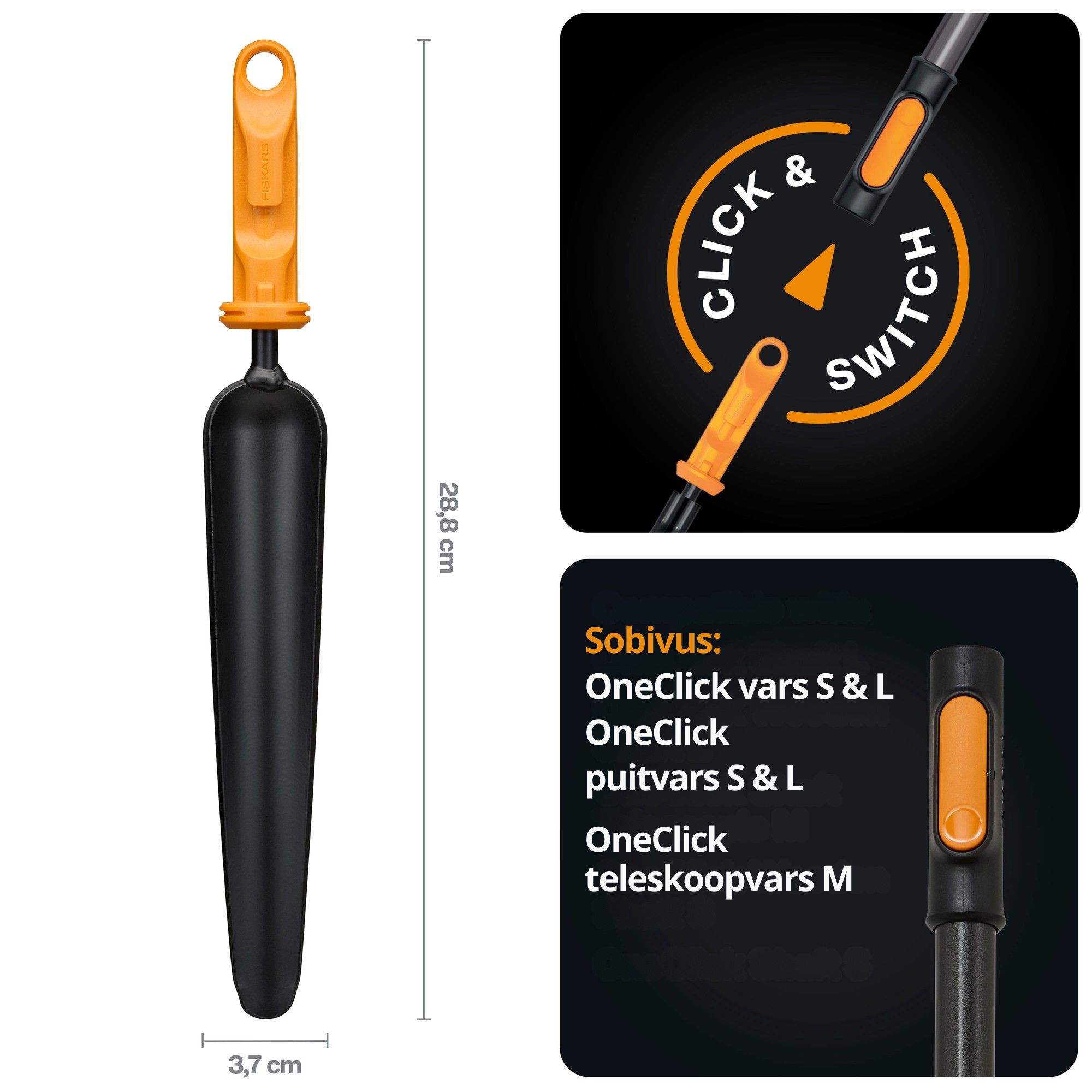 Fiskars OneClick umbrohujuurija