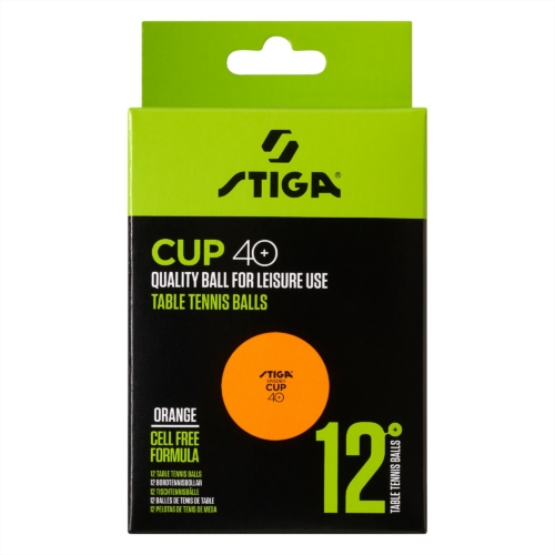 1110-2503-12 Stiga lauatennisepallid CUP 40+ oranžid 12tk