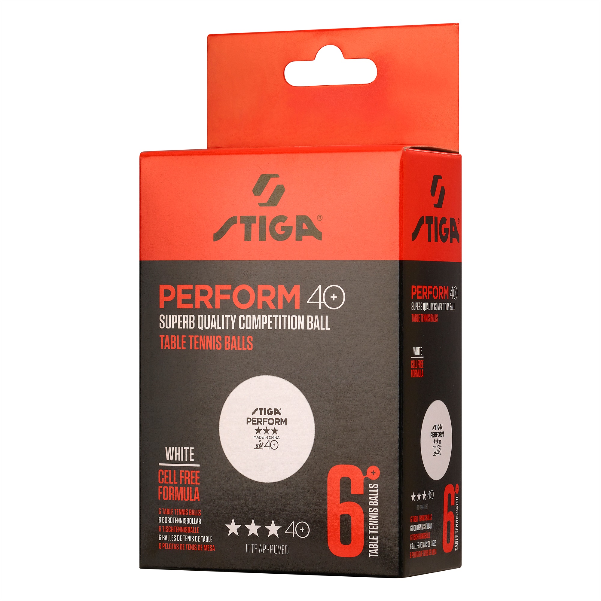 1113-2110-06 Stiga lauatennise pallid PERFORM 40+ 6tk