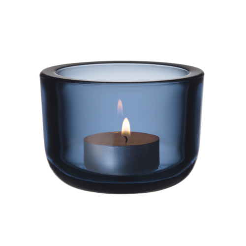 iittala Valkea küünlaalus 60mm vihmasinine 